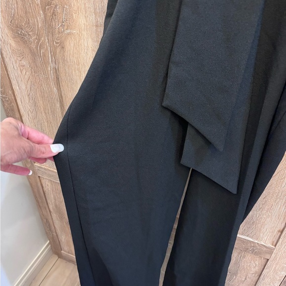 Club Monaco Black Straight Leg Jumpsuit - Picture 2 of 4